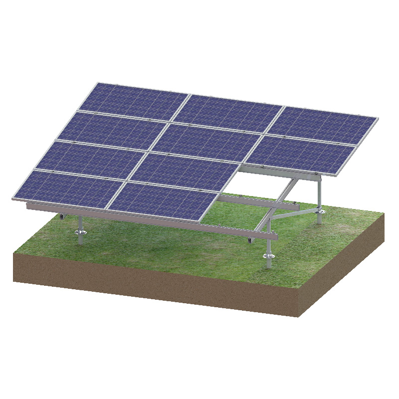 structure du système de supports de montage au sol solaire 