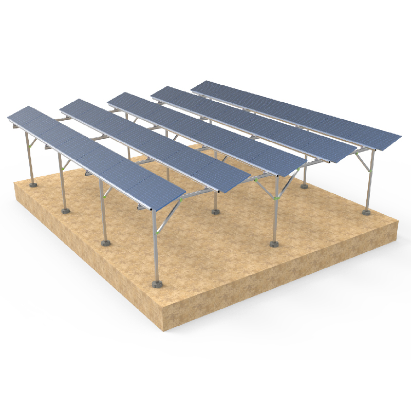 support de montage photovoltaïque pour les terres agricoles 