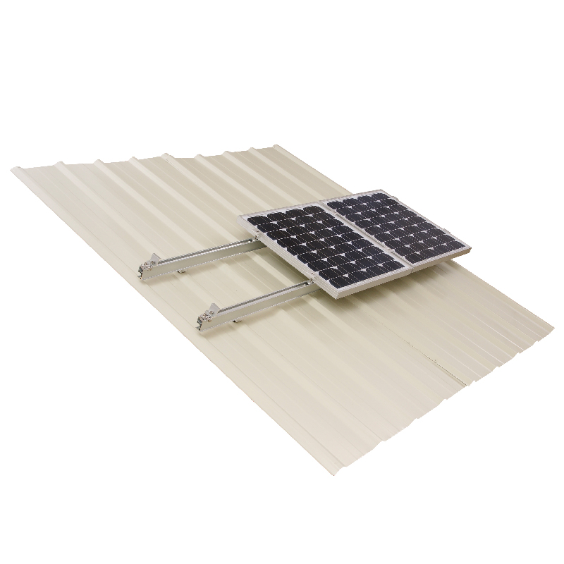 support de toit en étain en pente pour toit de panneau solaire 