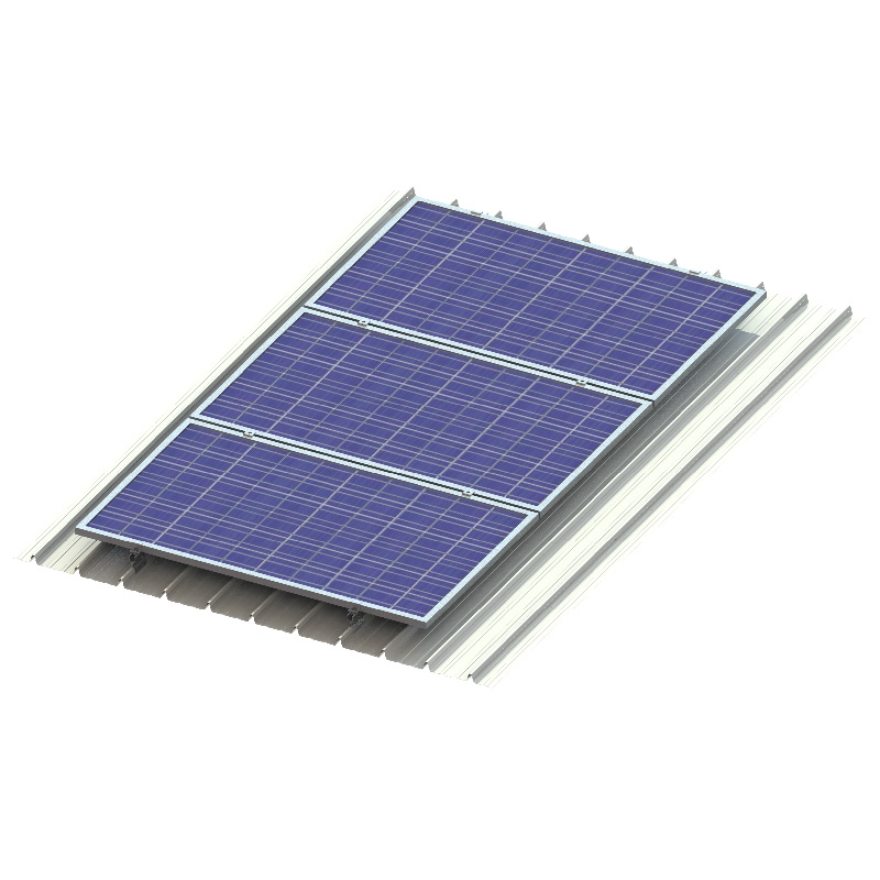 système de montage de toit solaire en étain 