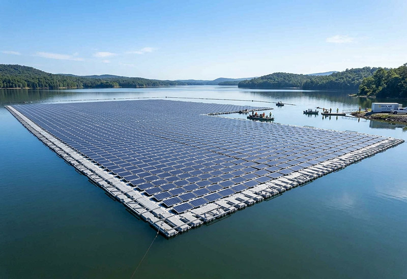 Systèmes photovoltaïques flottants : exploitez l'énergie solaire sur les surfaces d'eau