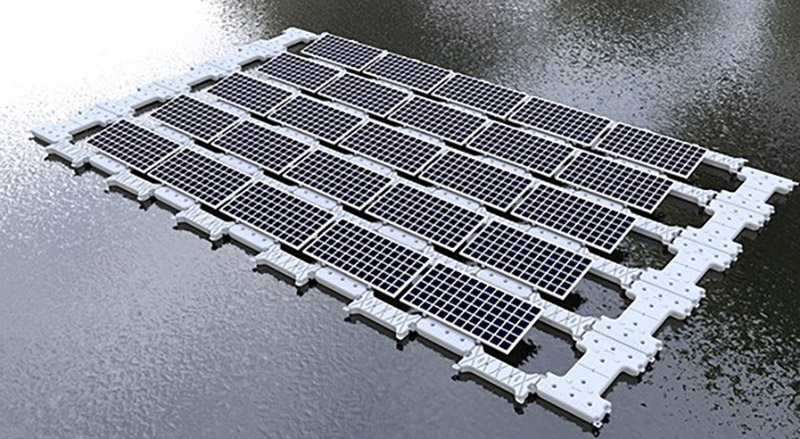 Solaire flottant : types et scénarios d'application