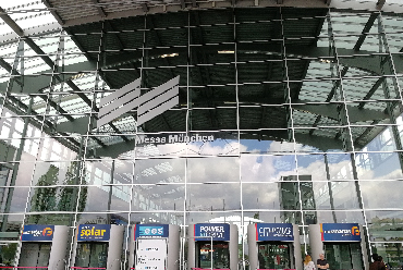 le salon des technologies de l'énergie solaire à Munich, en Allemagne