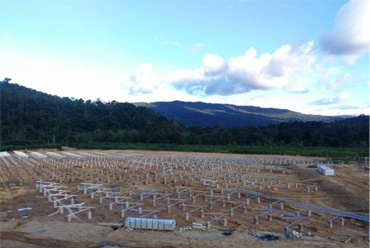 uisolar a fourni des rayonnages solaires pour un projet photovoltaïque de 3 MW en Malaisie